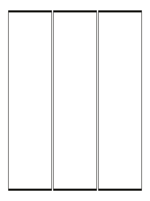 3 vertical tall
