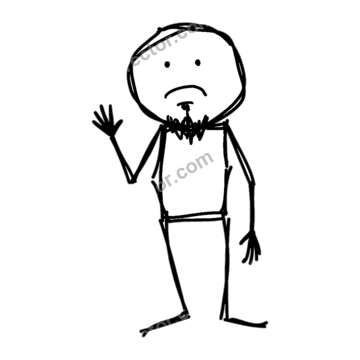 Rico in the original hand-drawn style